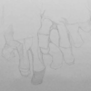 冬天小姐姐素描头像,冬日暖阳下的优雅小姐姐素描头像